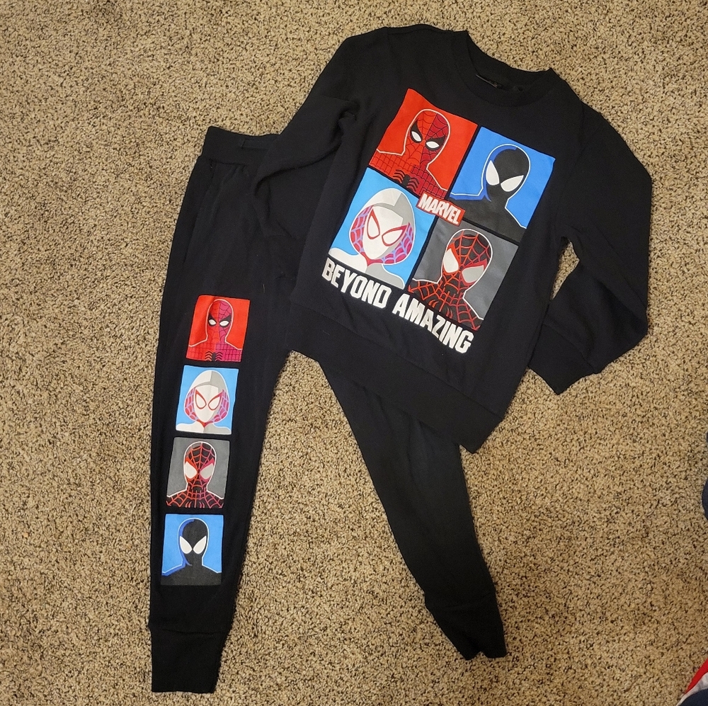 Spiderman Sweat Suit-XS